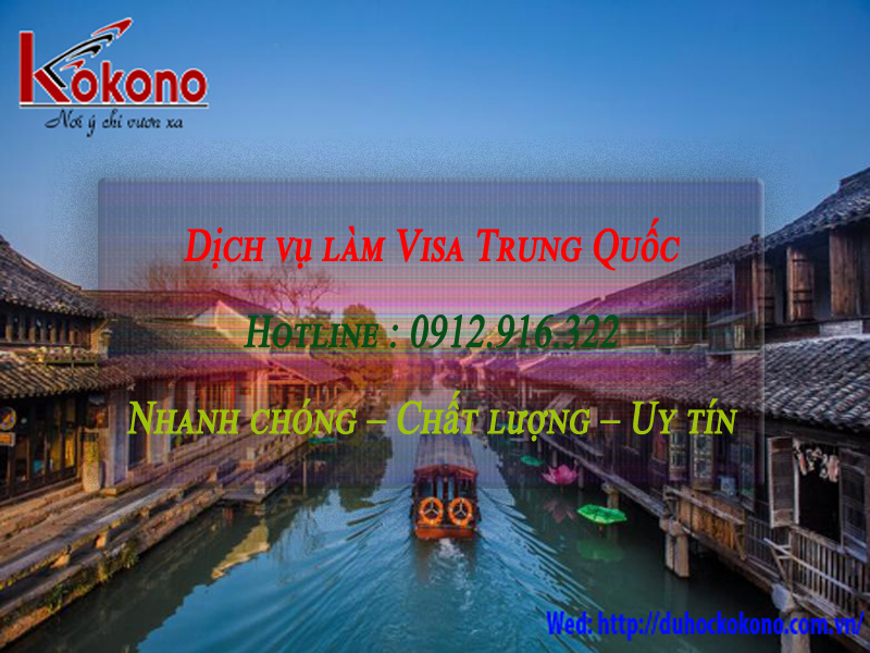 Dịch vụ làm Visa Trung Quốc tại Huyện Thủy Nguyên TP. Hải Phòng